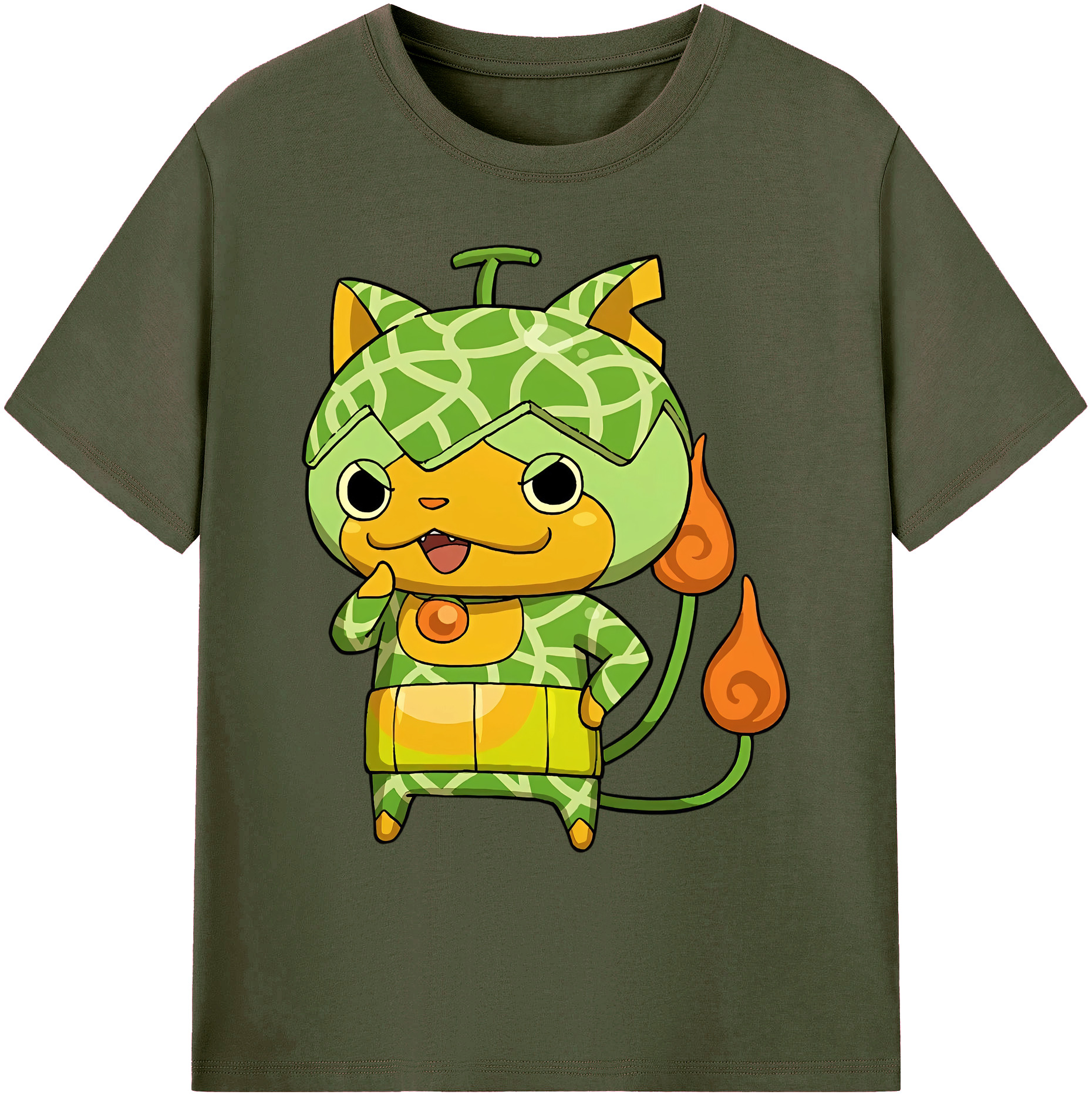 （画像用） 妖怪ウォッチ Yo-kai Watch 綿100％ メンズ半袖Tシャツ｜肌触りやわらか＆通気性